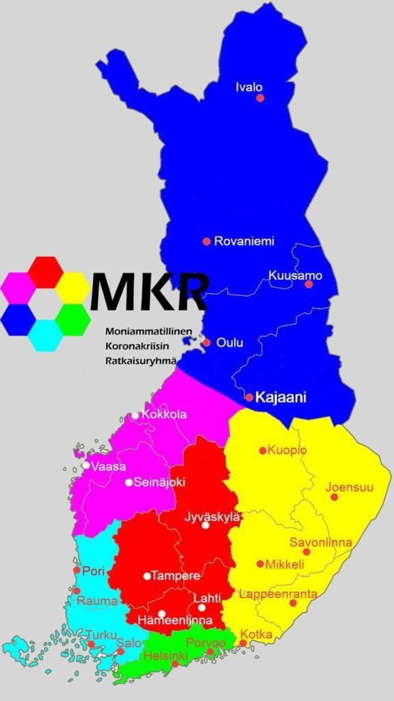 MKR Suomi alue- ja paikallistiimit
