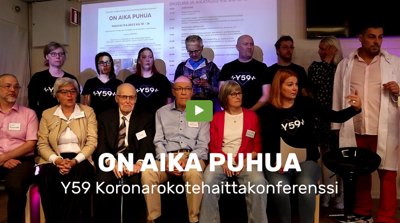 Koronarokotehaittakonferenssi Helsingissä dokumentti